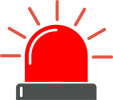 rotlicht sirene notdienstsymbol h100